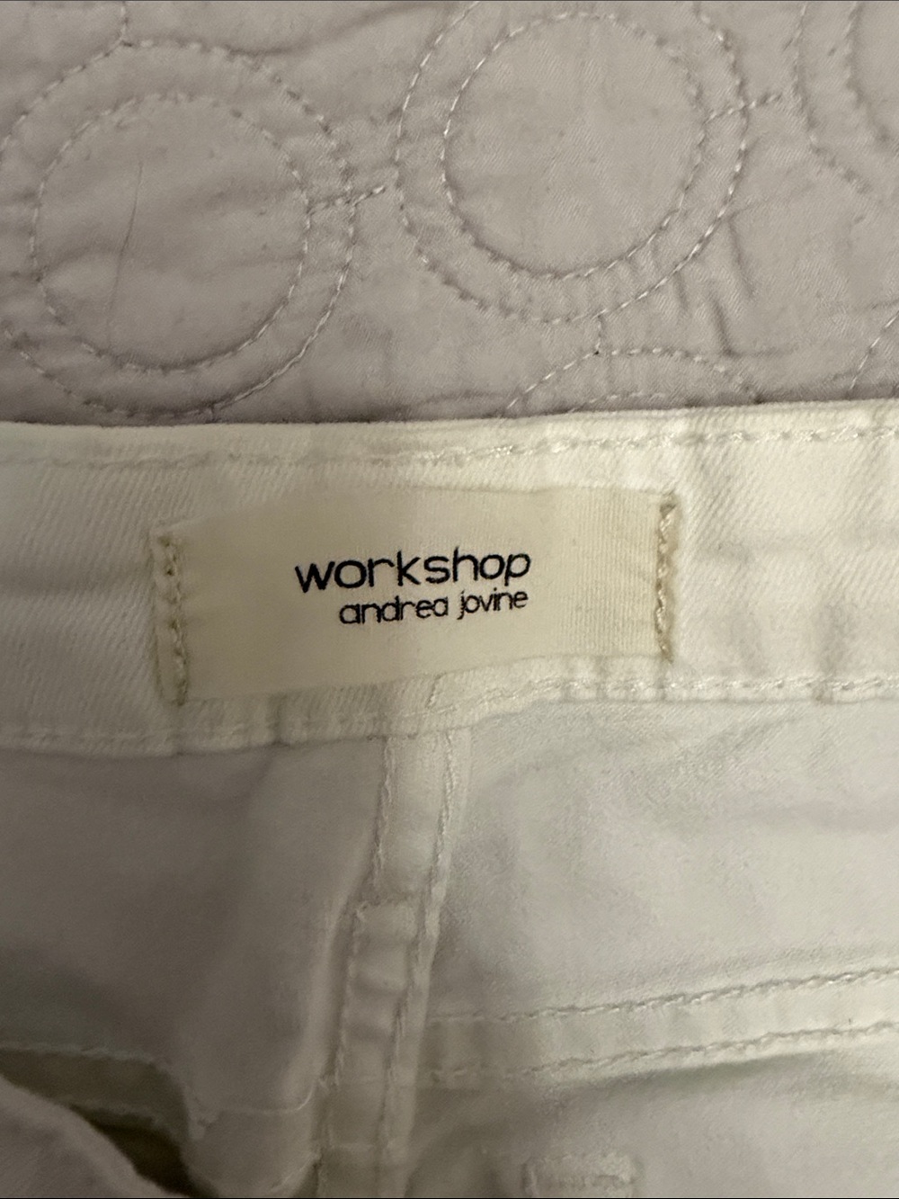White Women's Slim Fit Jeans size 4 - Picture 5 of 5